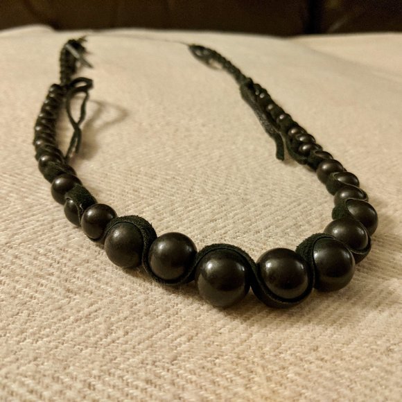 Annie Costello Brown Jewelry - Annie Costello Brown Brass Bead Necklace